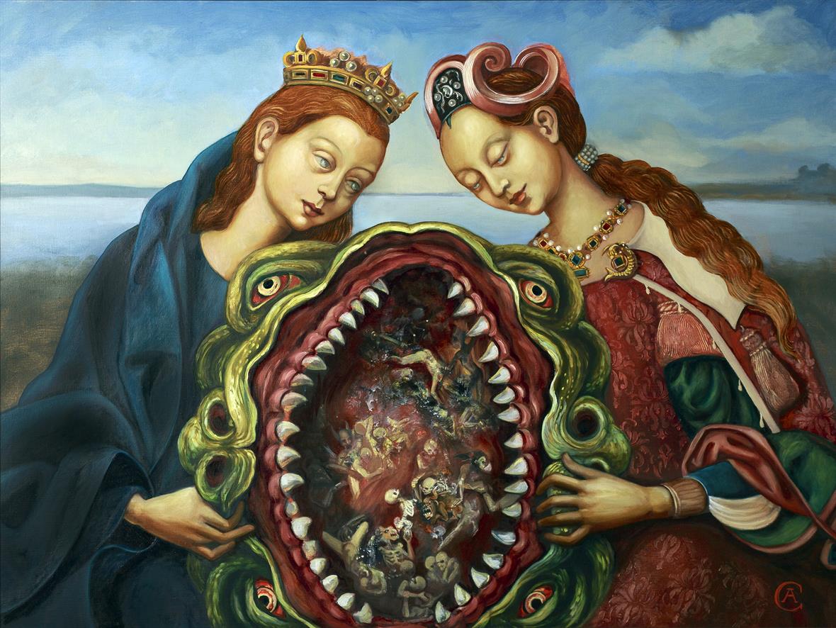 Painting "Hellmouth" by Carrie Ann Baade